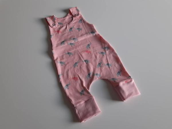 Strampler Elefanten Rosa 5